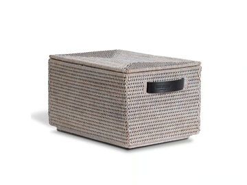 BASKET BOX - Rattan Make-up holder by DECOR WALTHER - view 2